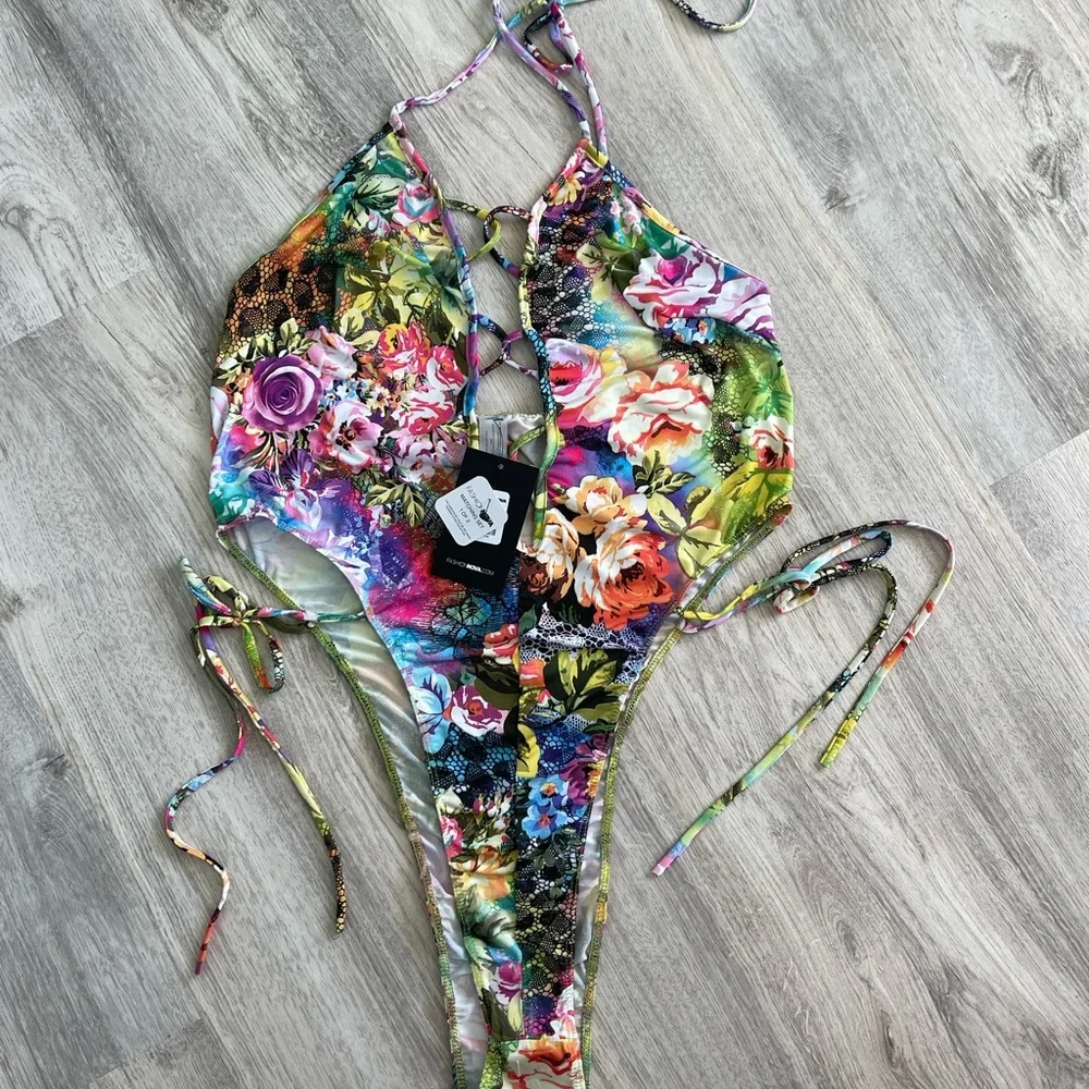 FashionNova Curve 2 piece sunset - Picture 4 of 6